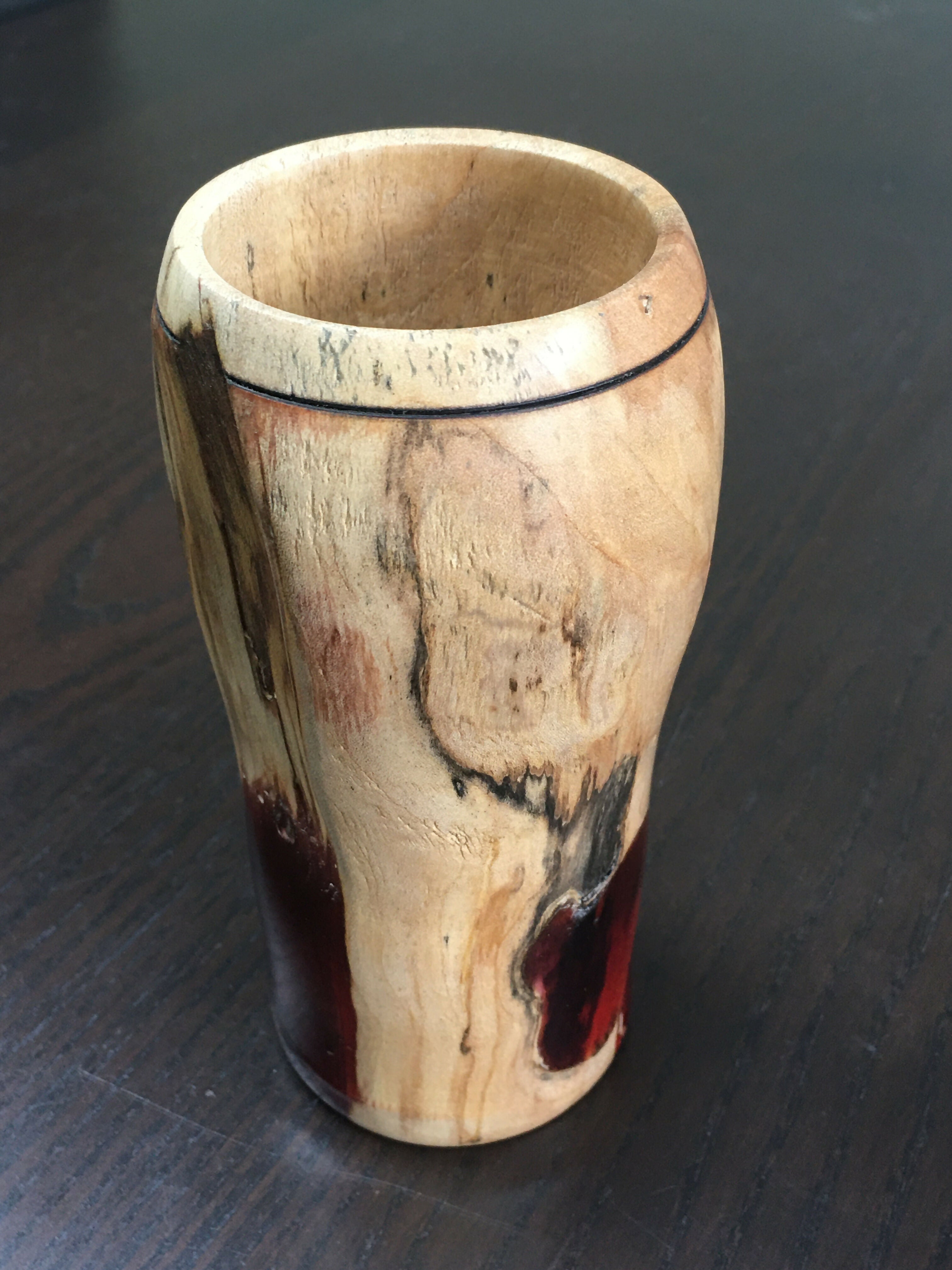 Rustic Resin Vase