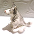 Ceramic Alaskan Malamute Dog Sculpture