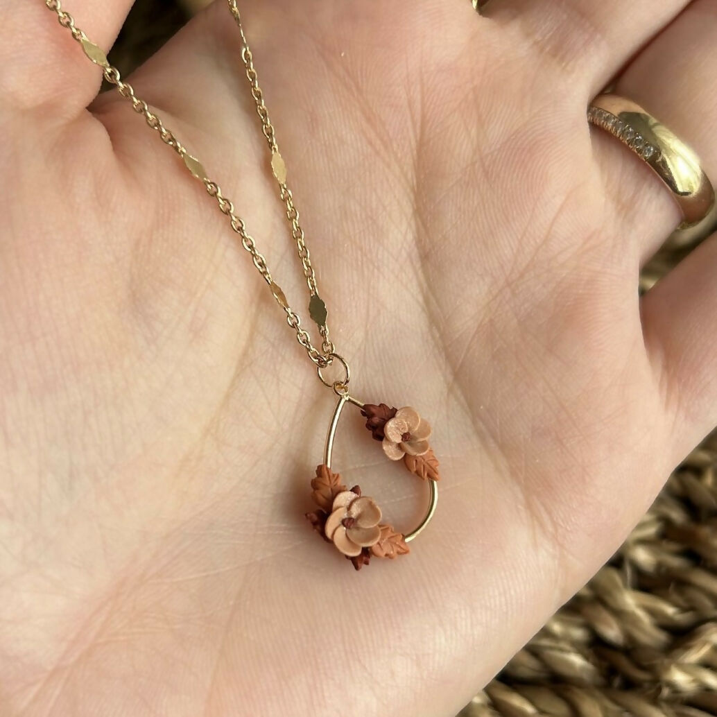 Autumn Flower Necklace