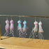Micro Crochet Jellyfish Drop and Dangle Earrings