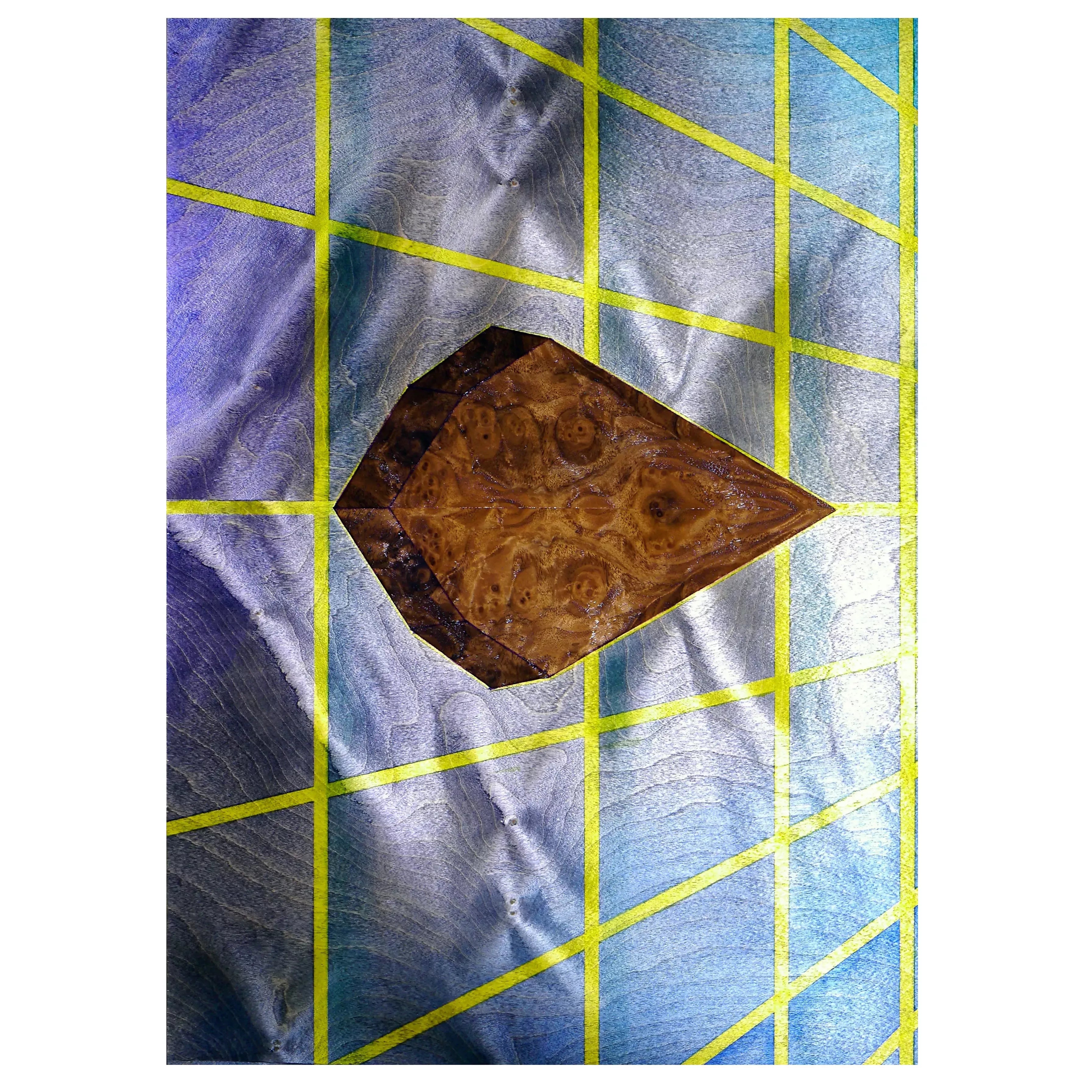 Innerysm: Humble — Original Artwork (Marquetry on Panel) by Elementa Laudis