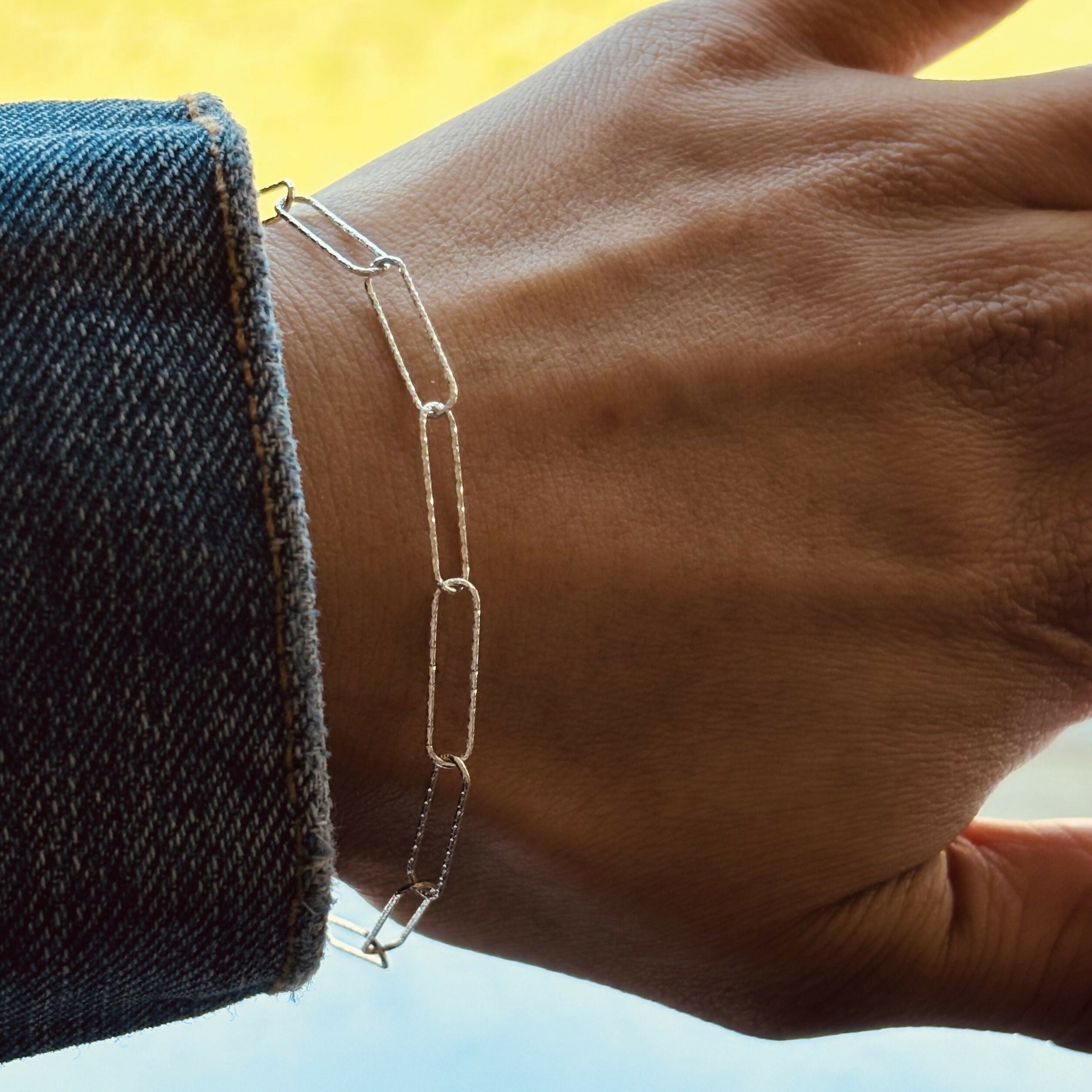 Sterling Silver Luna Links Bracelet