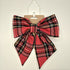 Tartan Bow Hair Clip
