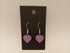 Enamel Heart Earrings