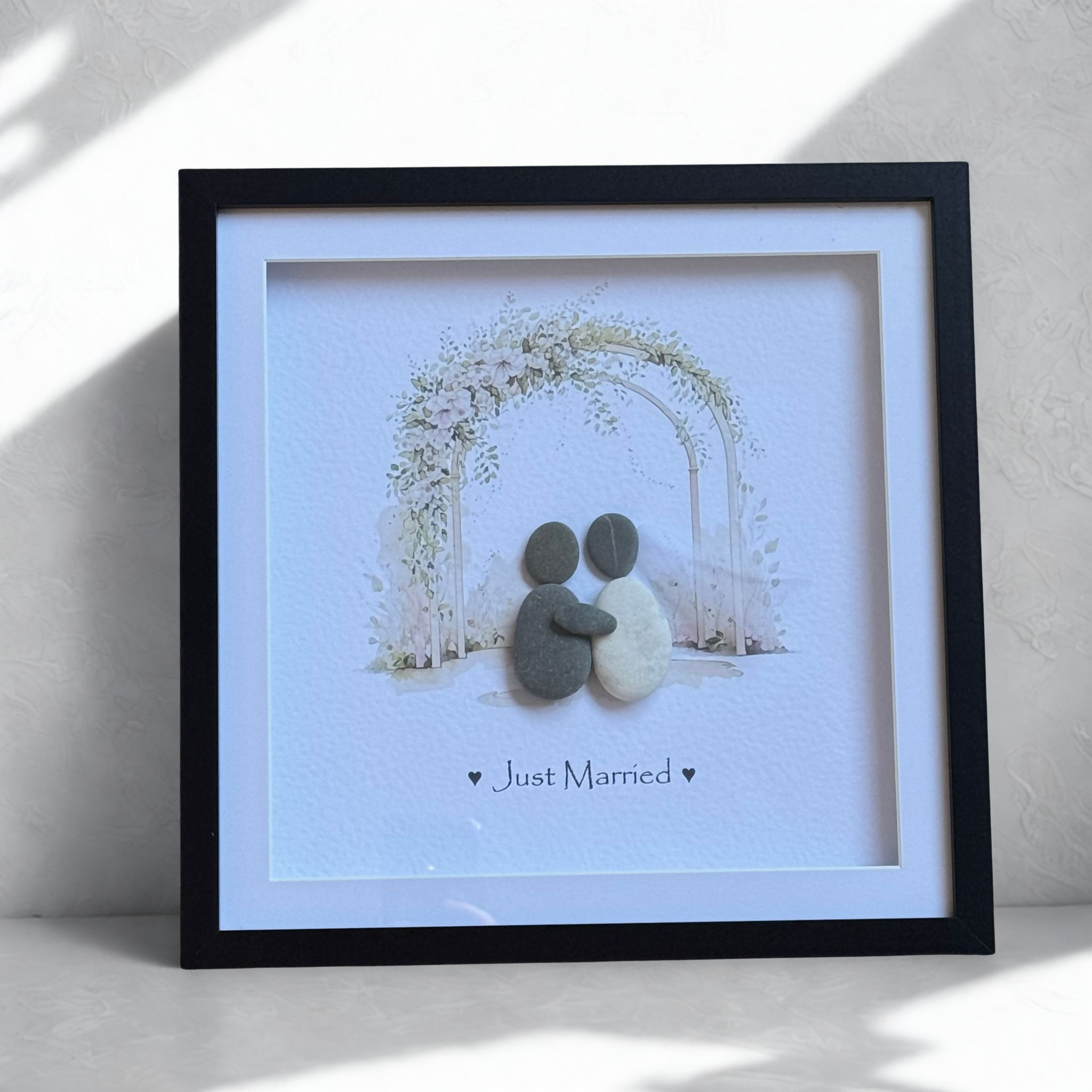 Just Married Wedding Arch - Square Large