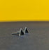'Tria' Sterling Silver Solid Tiny Triangle Stud Earring