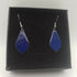 Dark Blue Enamel Earrings