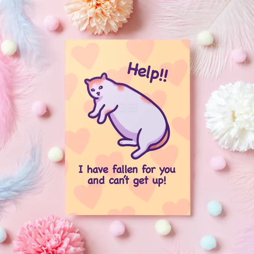 Love & Anniversary Card - I've Fallen For You