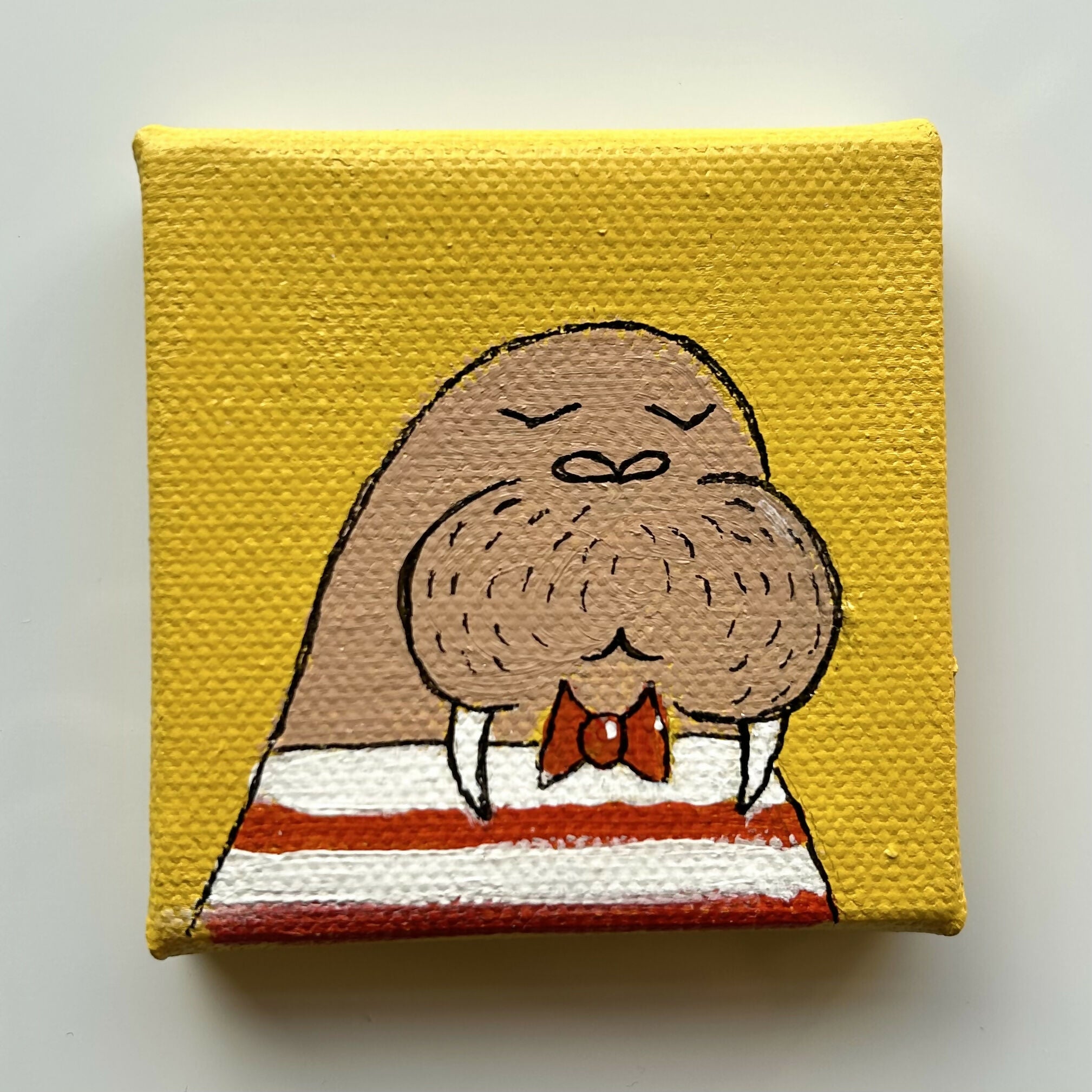 Animal Portraits Mini Canvases Original Artwork