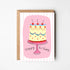 HAPPY BIRTHDAY CAKE GREETINGS CARD