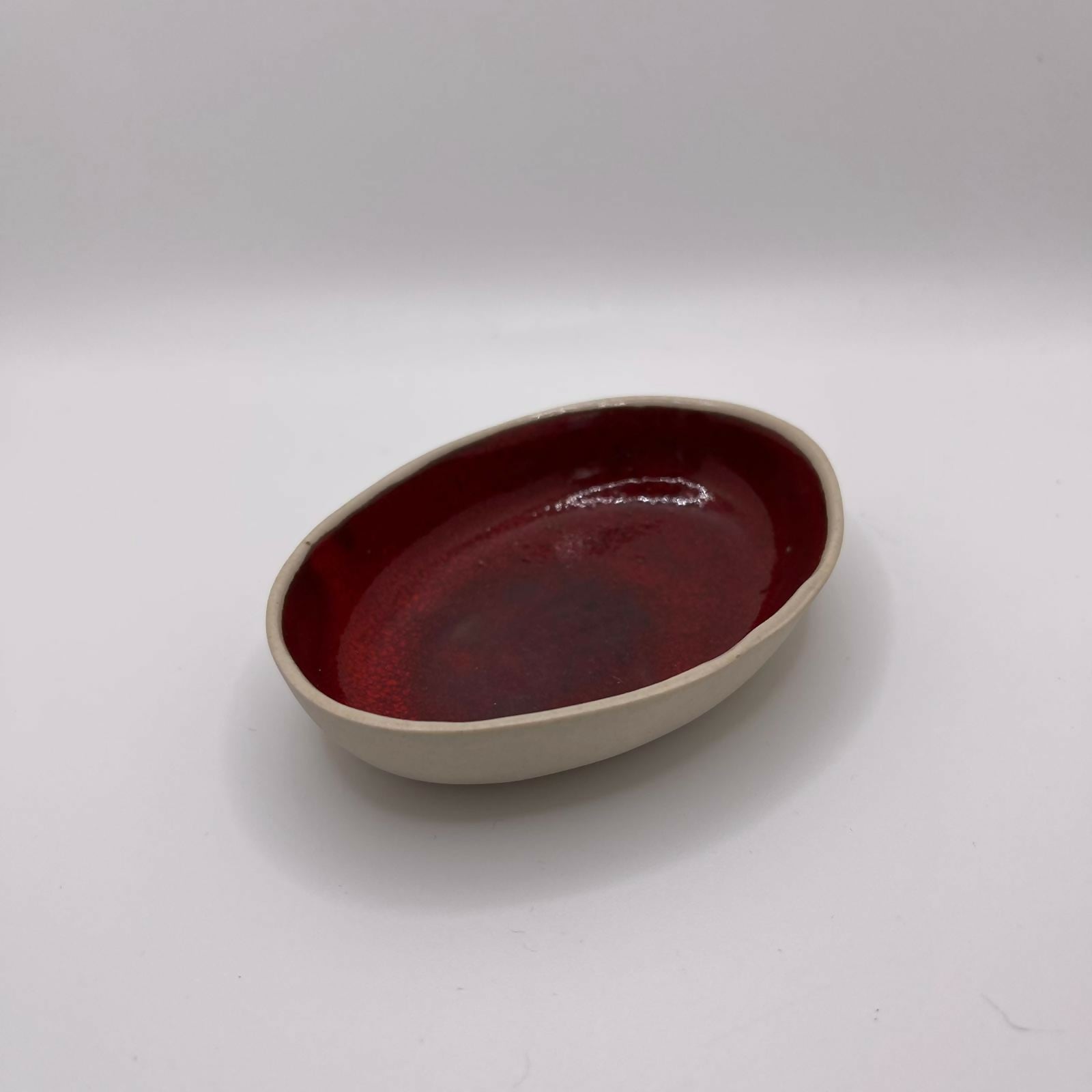 Red Medium Trinket Dishes