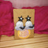 Halloween Moon Star Bat And Cloud Polymer Clay Earrings