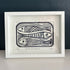 Sardines Framed Lino Cut Print
