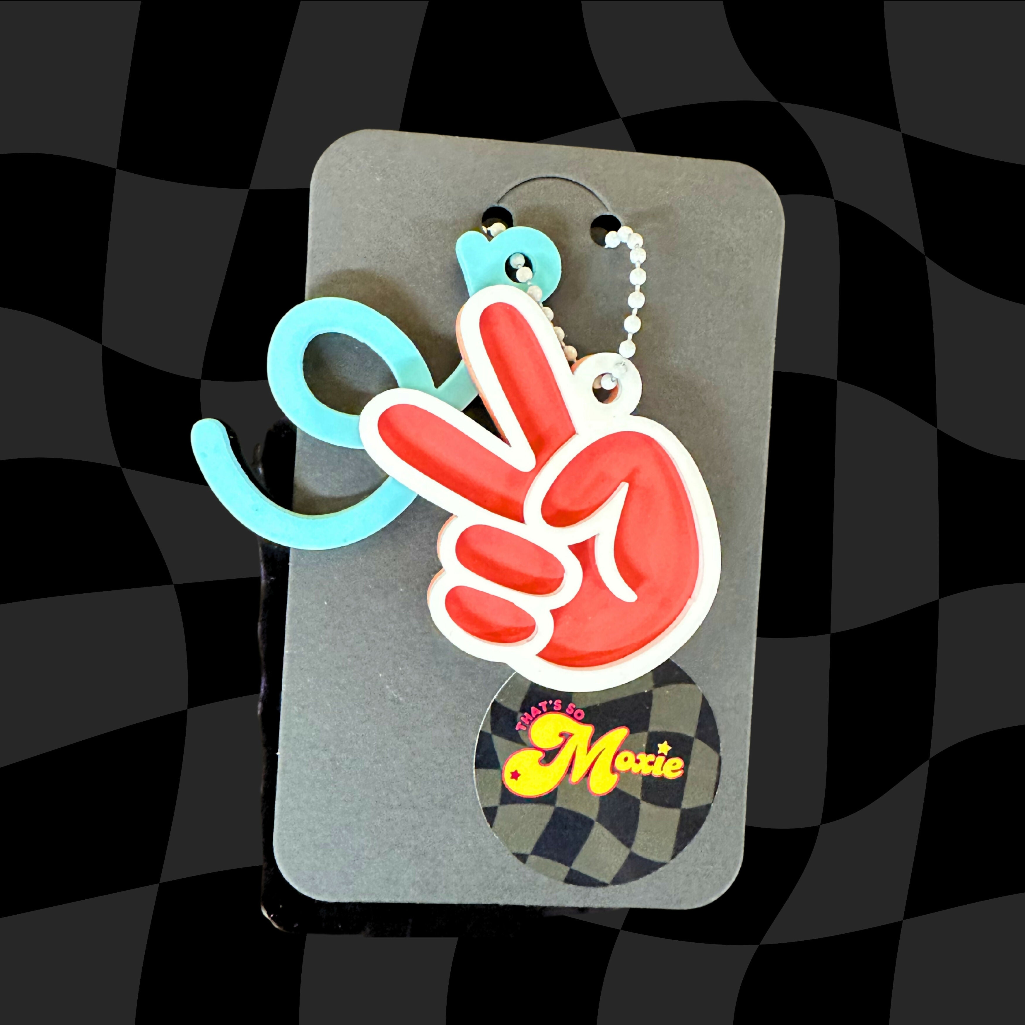 Peace Out - Bag/Key Charm