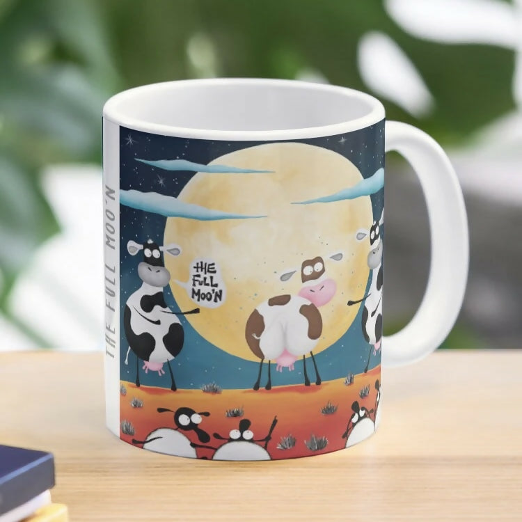 The Full Moo’n Ceramic Mug