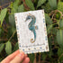 Seahorse - Matt Magnetic Bookmark