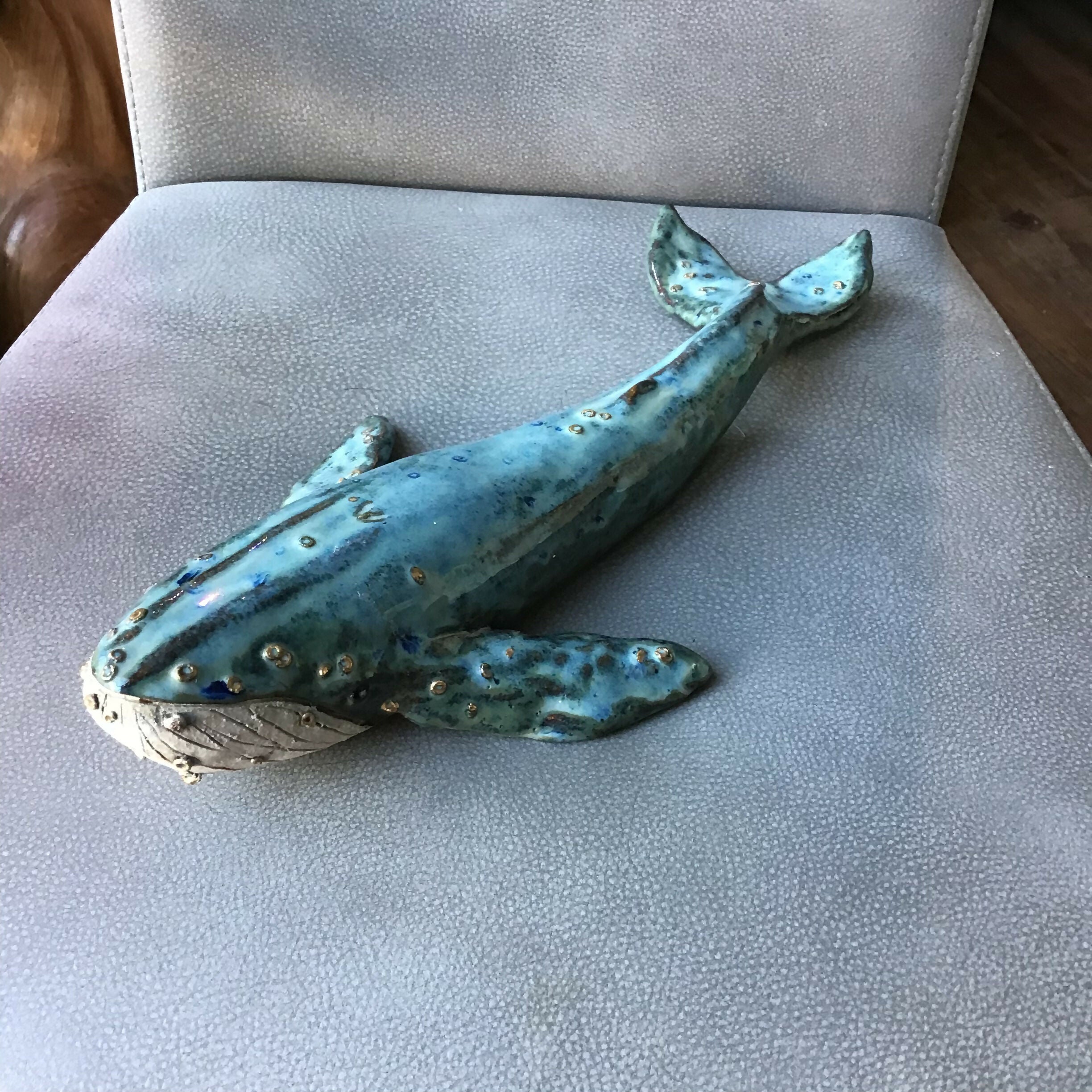 Large Ceramic Whale