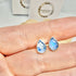 BLUE MOONSTONE STUD EARRINGS