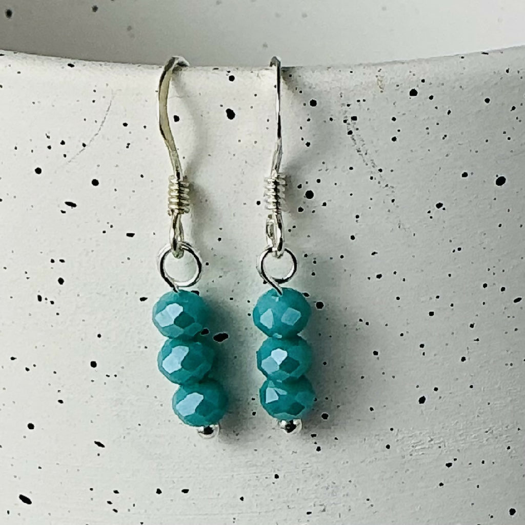 Sterling silver charm drop earrings available- various