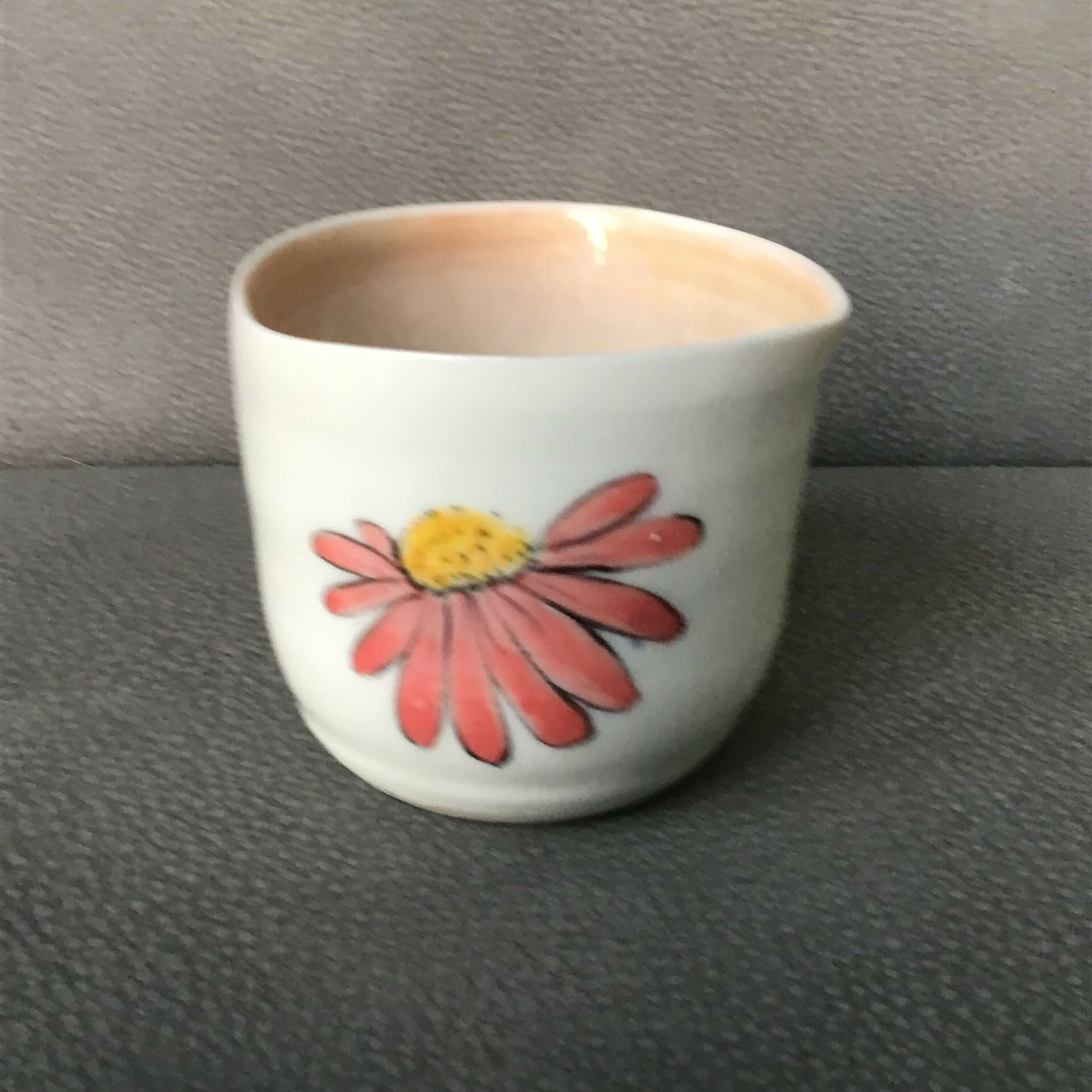 Porcelain Handpainted Flower Pot