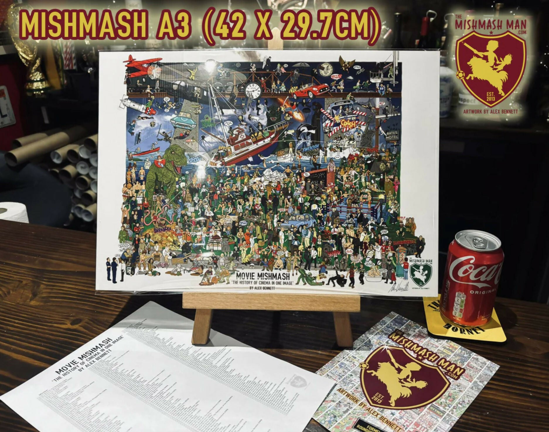 Movie Mishmash - The History of Cinema in One Image