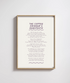 Coffee Drinker's Manifesto A5 Art Print