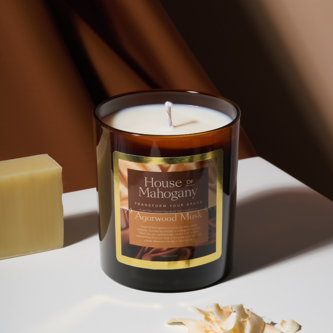 Agarwood Musk Soy Wax Scented Candle