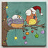 Cosy Winter Birds Original Artwork
