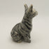 Ceramic Grey Tabby Cat Sculpture