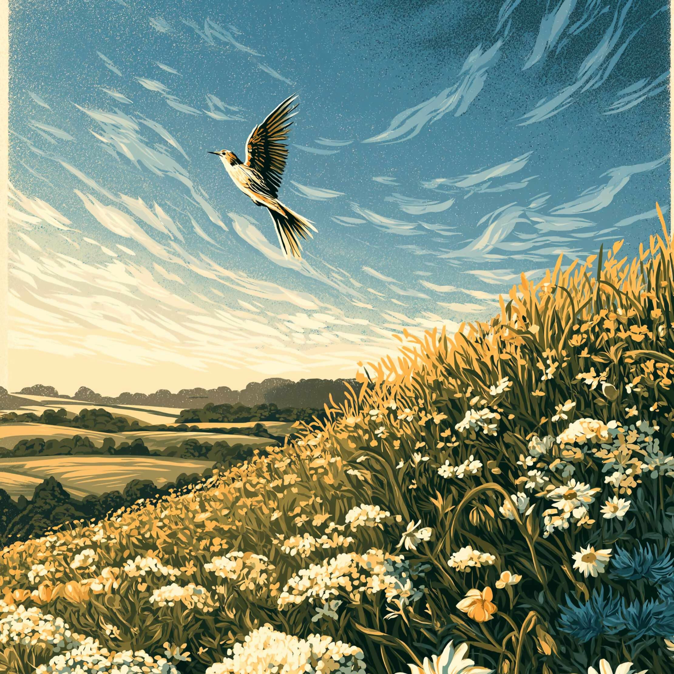 The Lark Ascending, card