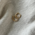Penelope / Mini Gold Oval Hoop Earrings