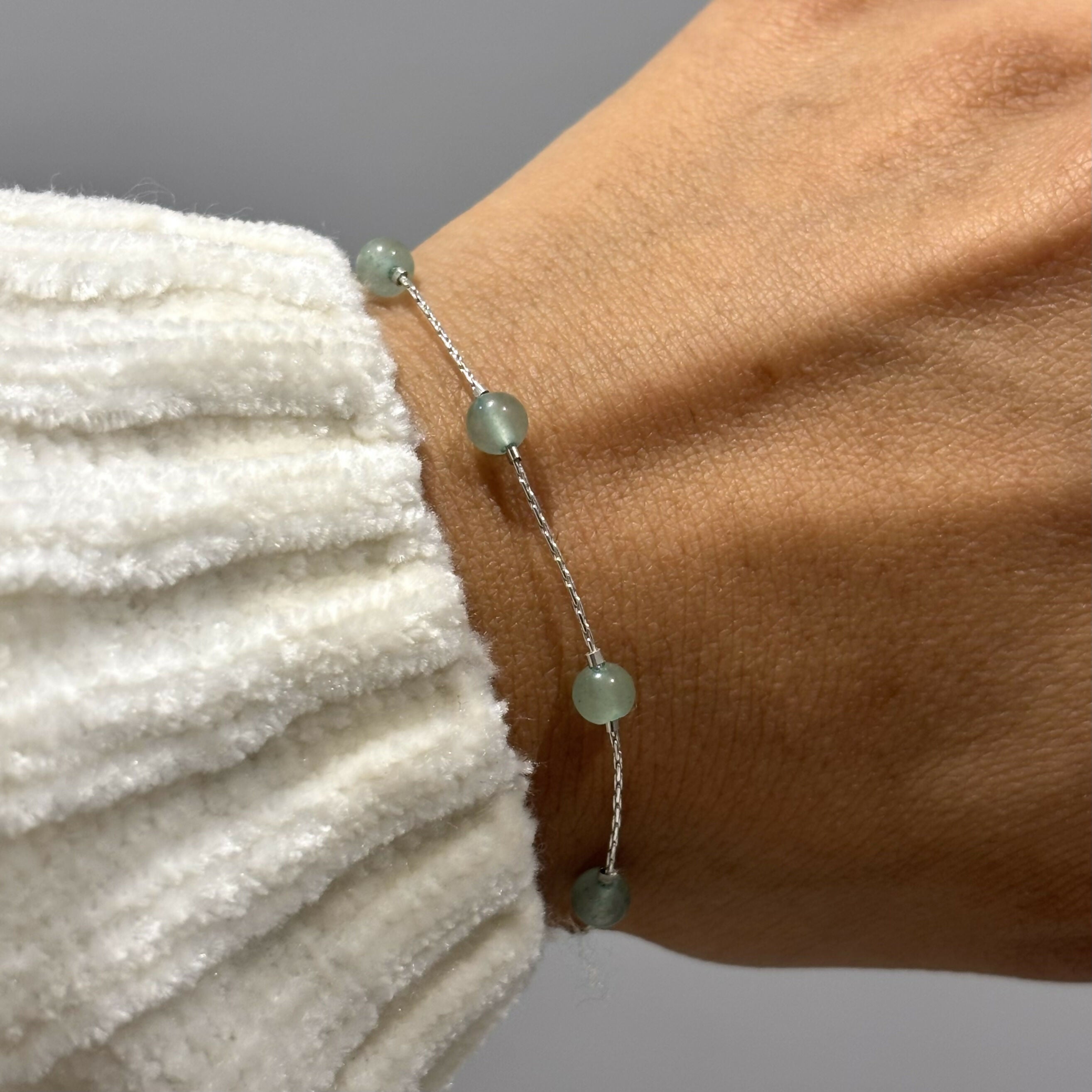 Sterling Silver Gemstones Bracelet