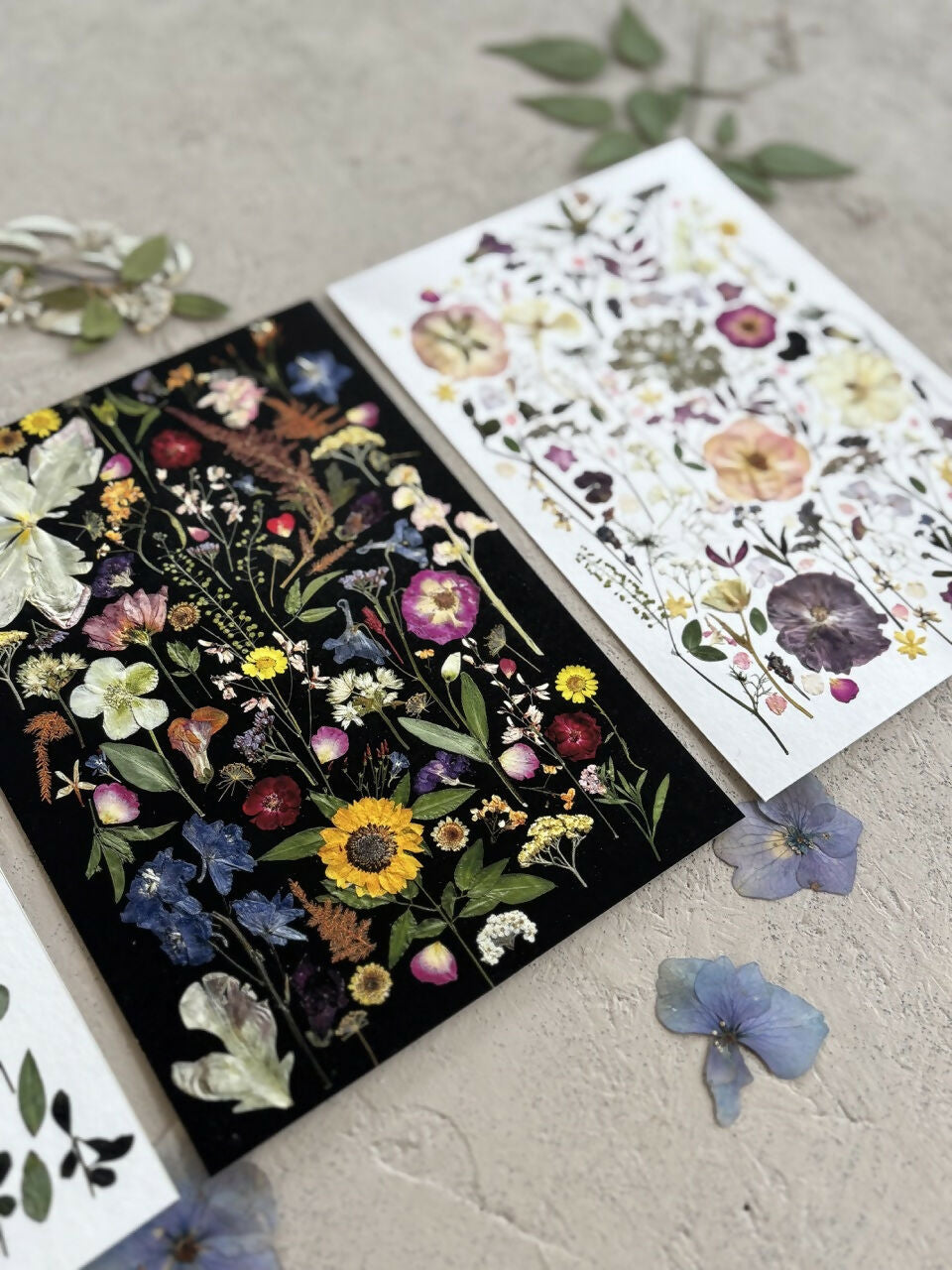 Black Multicoloured Giclee Print A5