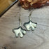 Lovely Gold Plated Ginkgo Leaf Earrings