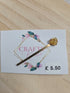 Stainless Steel Real Gypsophila Hair Pin