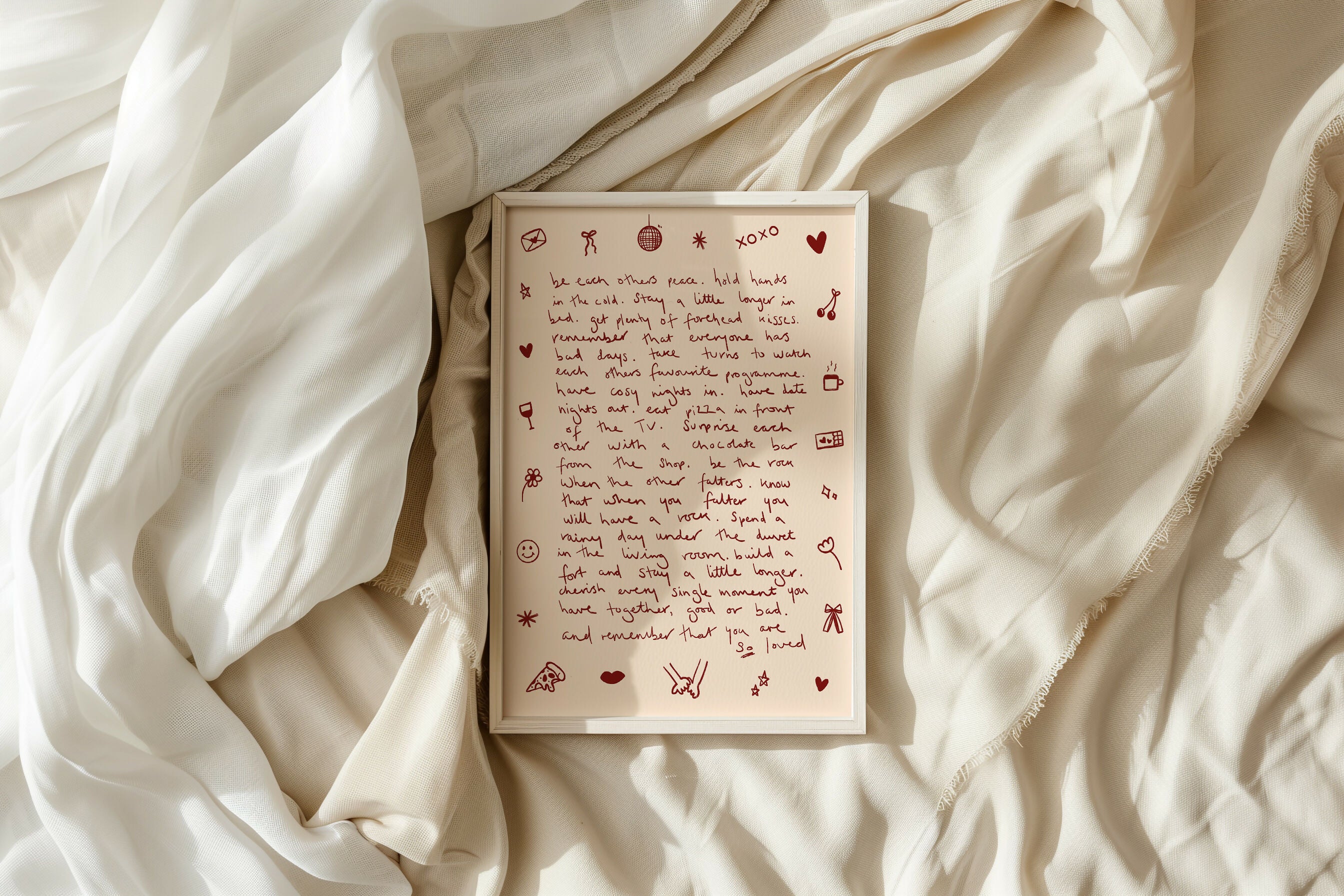 Cute Couples – Hand Drawn Love Print