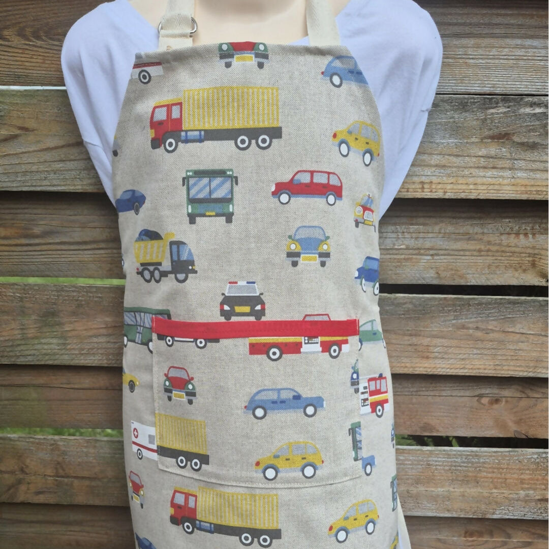 Children's Apron - Vehicles