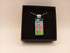 Green, Pink and Purple Dichroic Pendant