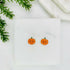 Cute Pumpkin Halloween Stud Earrings