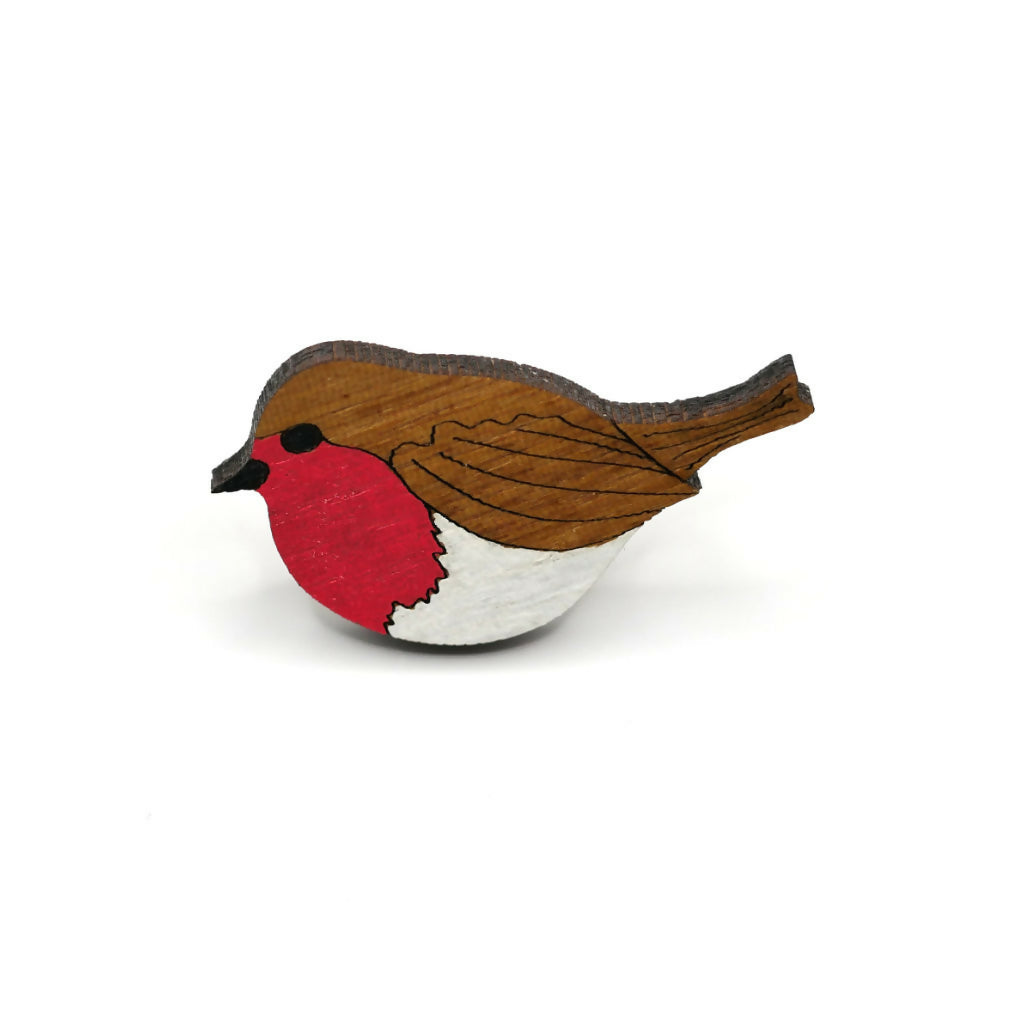 Robin Pin Badge