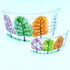 Fused Glass 4 Seasons Curve (Sm)