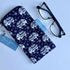 Glasses Case - Navy Elephant
