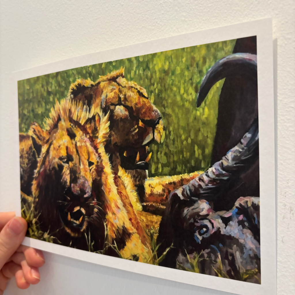 A5 Lion Print