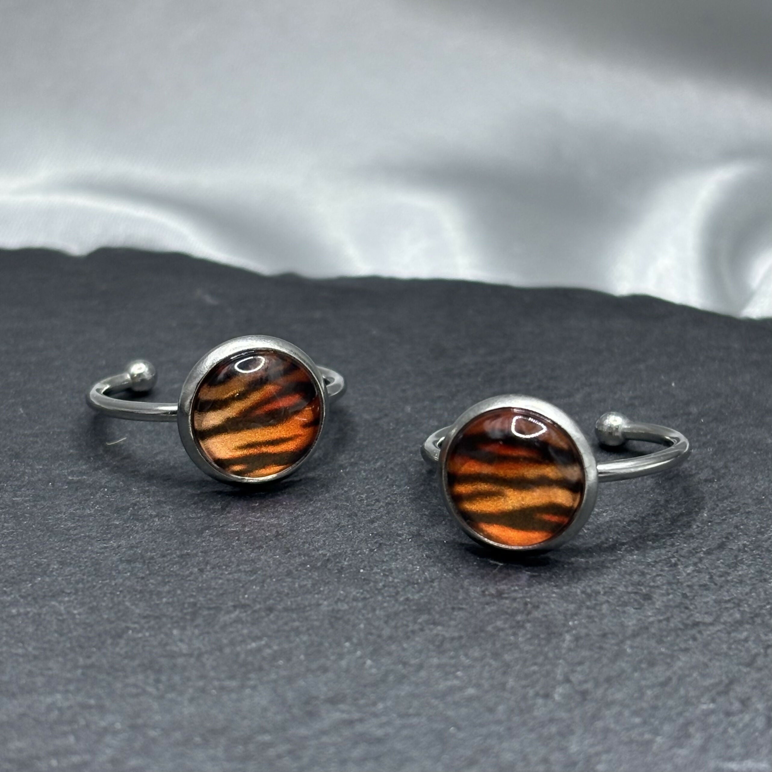 Pattern Silver Ring