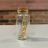 Silver Candy Cane Christmas Stud