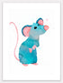 Animal Ink Prints Unframed A6