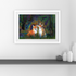 Foxes in the Forest A4 Print