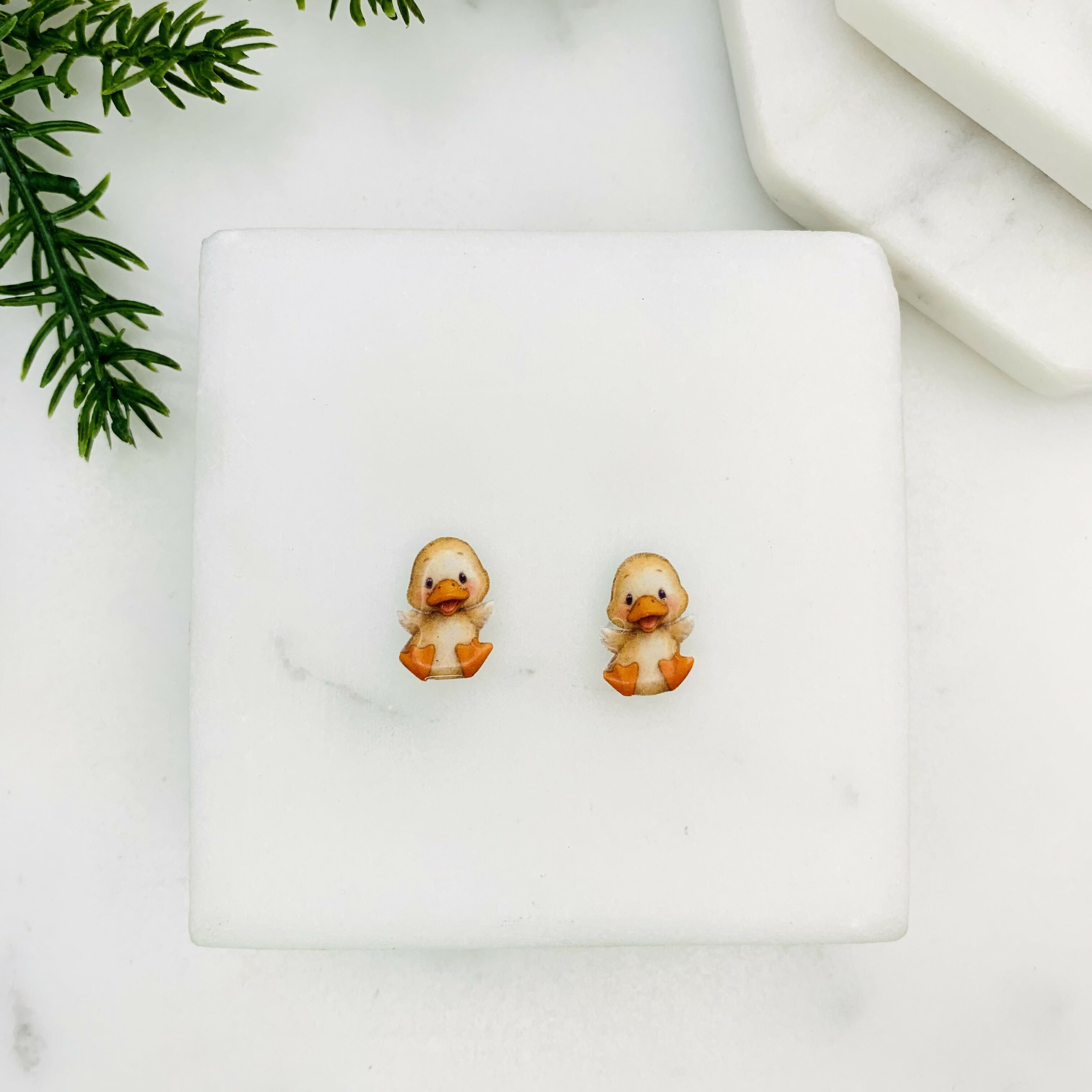 Cute Duck Stud Earrings