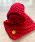 UNISEX, REGULAR THICKNESS, RICH RED COLOUR, COSY SCARF, STRETCHY