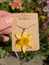REAL DAFFODIL NECKLACE